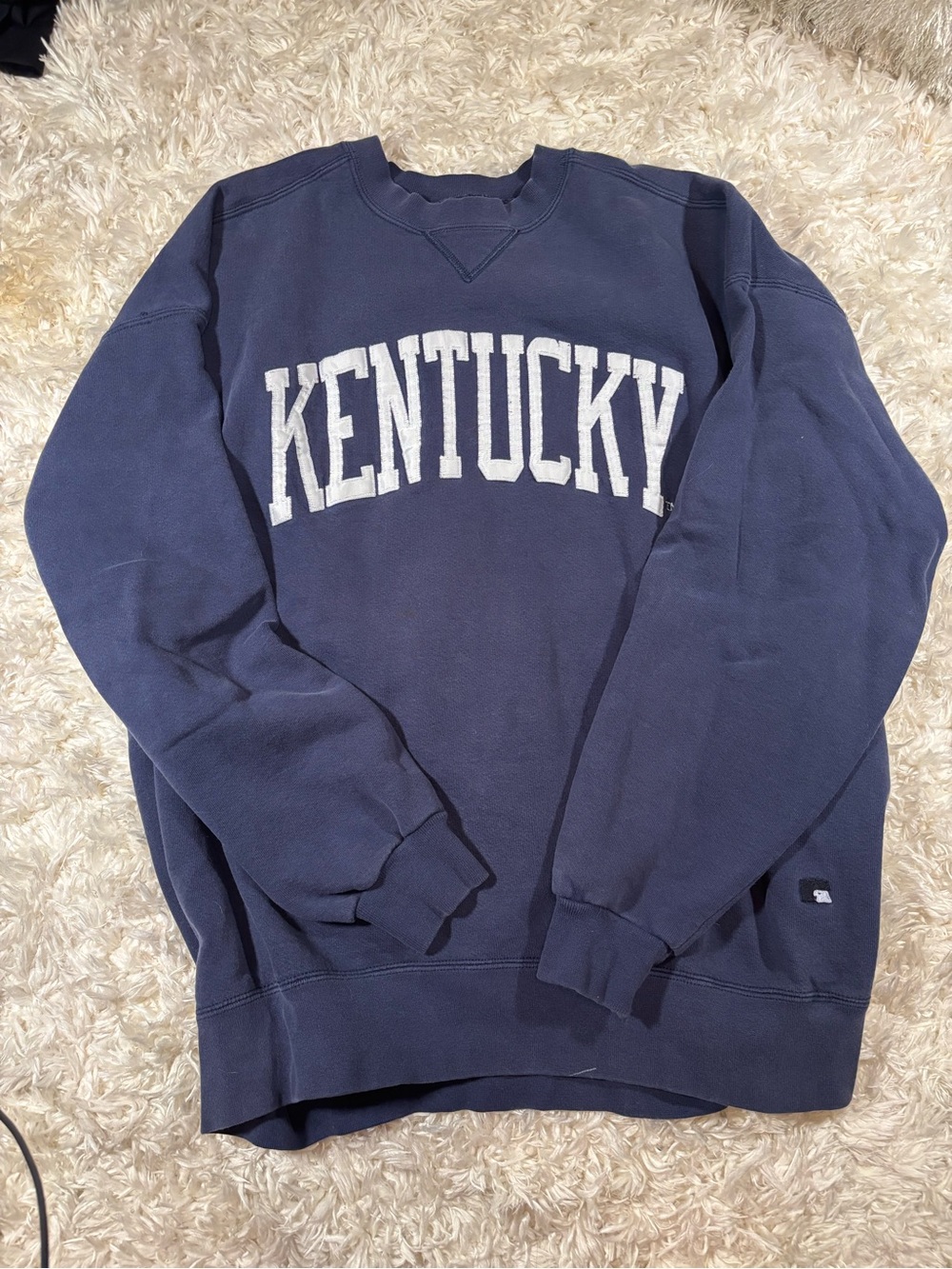 Vintage Russell Athletic Kentucky Crewneck Sweatshirt with White Lettering-XXL
